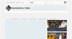 Desktop Screenshot of cabra.es
